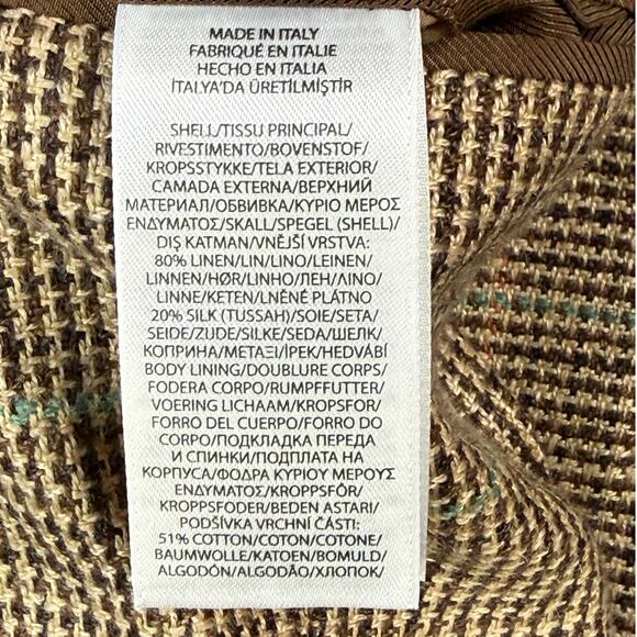 Polo Ralph Lauren Polo Soft Tailored Tick Weave Jacket Brown 40R $998 - Picture 9 of 9